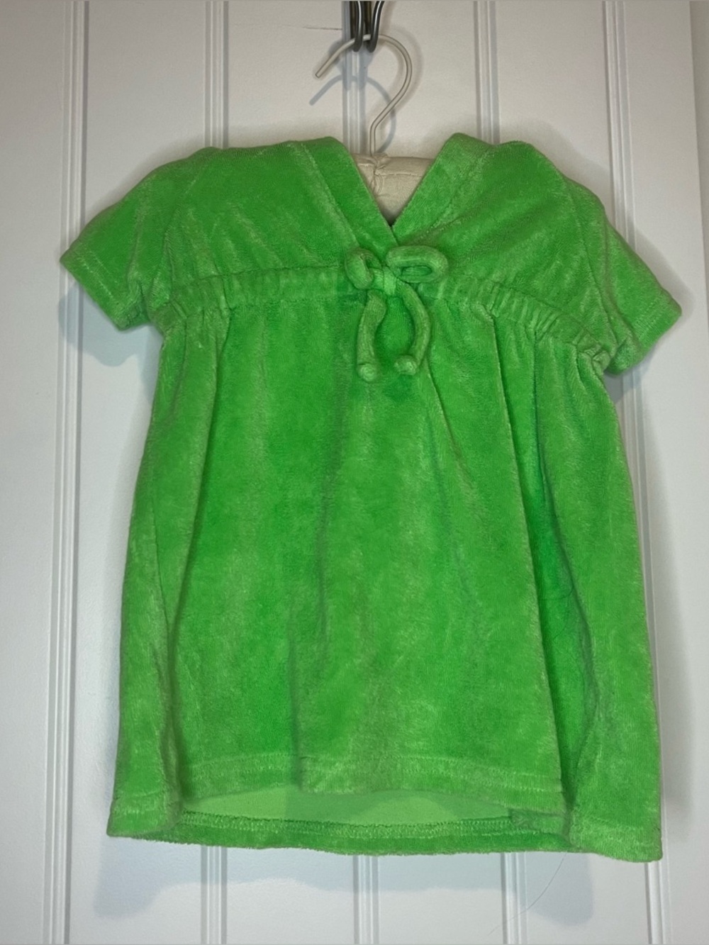 Lime green swim cover up